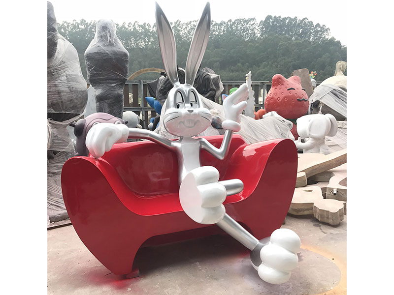 玻璃鋼休閑椅雕塑