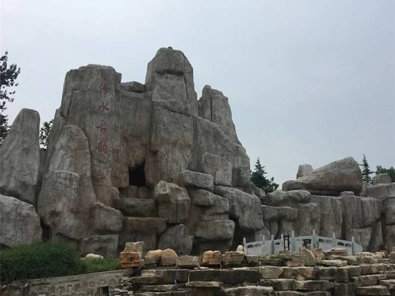 景區水泥塑石假山